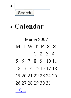 calendar